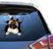 American Akita Autoaufkleber Akita Hund Geschenke Lustige Witze gestanzte Truck Atickers für Familie Back Cooler Motorrad Aufkleber