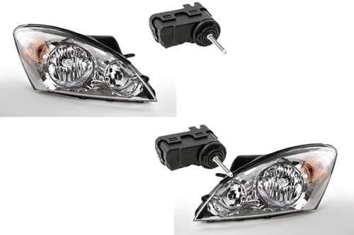 Johns, Scheinwerfer passend für Kia Pro Ceed 12/06-08/09 Links & Rechts inkl Stellmotor