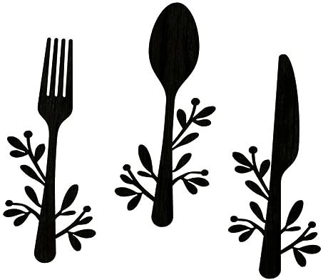 FUNOMOCYA 3pezzi Ciondoli in Legno per Utensili da Cucina Decorazioni da Parete Interne Ciondoli Appendere alla Parete Decorazioni Cucina in Stile Tradizionale Decorazioni Utensili Sospesi i