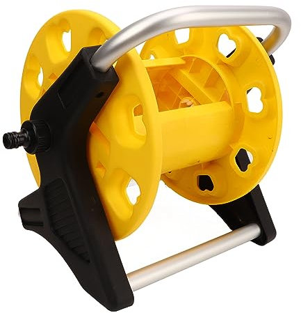 Okuyonic Schlauchwagen, Stabiler, Einfach zu Bedienender Aluminium-Schlauchwagen, Stabil für den Garten