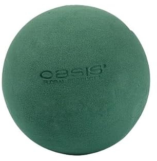 Generisch 1 St... Oasis Steckmoos Kugel 20 cm Steckschaum für Frischblumen Profi-QUALITÄT für Blumen Steckmasse