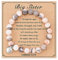 POWWA Armband für Schwestern - Geschenk für Beste Freundin, Mädchen, Teenager und Frauen - Big Sister Gift zum Geburtstag und Frauentag