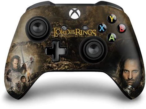 Head Case Designs Officially Licensed The Lord Of The Rings The Return Of The King Main Characters Posters Vinyl Sticker Gaming Skin Decal Cover Compatible With Xbox One S/X Controller