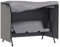 Outsunny Housse de Protection balancelle de Jardin 3 Places bâche étanche dim. 2,05L x 1,24l x 1,64H m Polyester plastique Haute densité Gris