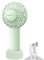 LULUWA Mini Portable Fan Powerful Handheld Fan Rechargeable, 3 Speeds Personal Small Hand Fan for Travel Makeup Eyelash Fan for Stylish Kids Girls Women (Light Green)
