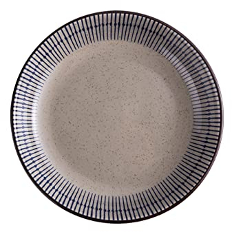 Keramik Teller, Dessert Teller, Speiseteller Japanischer Keramik-Essteller Home Personality Tiefer Teller Kreativer runder Speiseteller for Zuhause, Party, Restaurant 8-Zoll-Teller (Größe: 7 Zoll) ( C