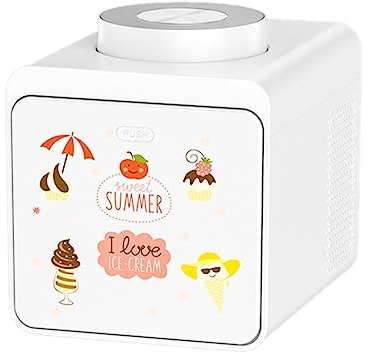 HASMI Machine à crème glacée Machine à crème glacée Automatique Domestique Mini crème glacée Maison Machine à crème glacée à cône de Yaourt Sorbetière (Color : A)