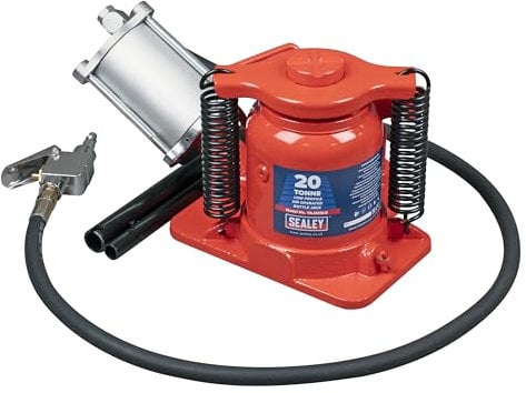 Sealey 20 Tonne Low Profile Air Operated Hydraulic Bottle Jack - YAJ20SLE