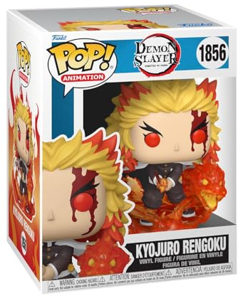 Funko POP! Premium: Demon Slayer - Rengoku 9th Form | Offizielles Anime Merch - Vinyl Sammelfigur als Regal Deko - Geschenkidee zum Geburtstag für Fans und Sammler