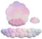 Lizien 3 Pièces Ensemble de Clavier Repose-Poignet Nuage Tapis de Souris Ensemble de Support de Poignet Mousse à Mémoire Ergonomique pour Ordinateur Portable de Bureau à Domicile