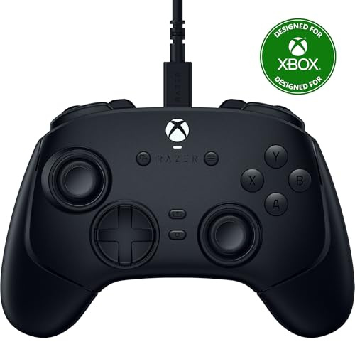 Razer Wolverine V3 Tournament Edition Wired Gaming Controller: licenza per Xbox Series X|S, Xbox One, PC Windows - 6 pulsanti rimappabili - trigger rapidi - cavo USB-C - Modalità torneo cablata - Nero