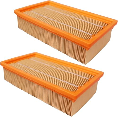 Lot de 2 filtres HEPA NT25 pour aspirateur Hilti VC 20 U VC 40 U UM (LF 4), pour Karcher NT25/1 NT35/1 NT45/1 NT55/1 NT361 ECO NT561 ECO NT611 ECO Filtre plissé plat de rechange