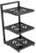 Baoblaze Organisateur de casseroles et poêles, support de casseroles réglable et polyvalent, support de rangement pour casseroles, organisation de cuisine, Noir à 3 Niveaux
