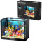 Pasyru Aquarium Baustein Bausatz, 568 Teile Aquarium Fish Tank Clownfisch Fisch Baustein Spielzeug, Kreative Geschenke für Kinder Erwachsene