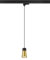 SLV PURI 2.0 Cone, 3~ Pendelleuchte, GU10, Pendellänge 200 cm, 1x max. 6 W, schwarz/gold