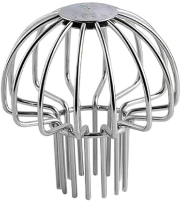 LOVIVER Dachrinnenschutz, Dachrinnensieb, Fallrohrschutz für Fallrohre, Netz-Laubschutz, Stoppt Verstopfungen, für 40mm bis 50mm