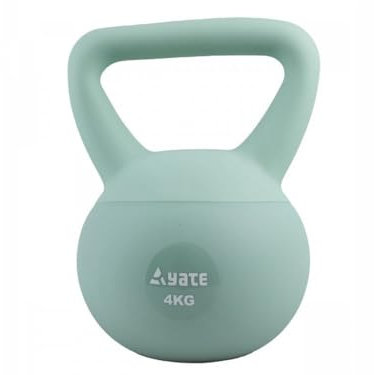 Yate Soft Kettlebell – Bodenschonendes Trainingsgewicht mit ergonomischem Griff & weicher Füllung - Kugelhantel weich 2kg - 8kg Kettle Bell (6, Kilogramm)