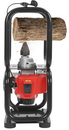 Gasbetriebener Holzspalter, 3,4 PS, 64 cc, manueller Startmotor für effizientes Brennholzschneiden, ideal für den Außenbereich