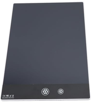 SENECESLI Doodle -Board -Zeichnungs Tablet, Elektronisches Zeichenkissen Tragbares Blockloses Design Breites Anwendung Langlebiger Hoher Genauigkeit Zum Aufnehmen von Notizen (White)