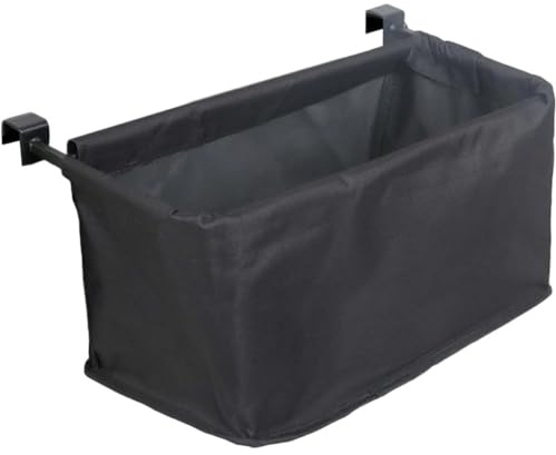 FUANA Ausziehbare Wagon Hecktasche Camper Heckklappe Aufbewahrungstasche Faltwagen 42 x 22 x 21 cm, Schwarz/Khaki