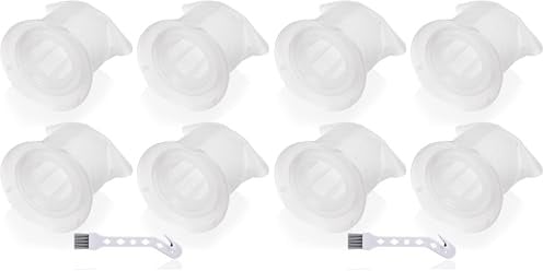 Leadaybetter 4 Stück Filter für Vorwerk Kobold VC100 Akku Staubsauger VC 100 Schmutzfilter Ersatzfilter für Vorwerk VC 100 Handstaubsauger (Packung mit 2)