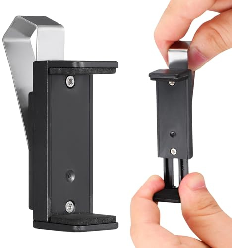 Happyyami Clip Parasole Auto per Telecomando Porta Garage, Facile da Installare in Abs e Acciaio Inox, Flessibile e Pratico, per Viaggi in Auto