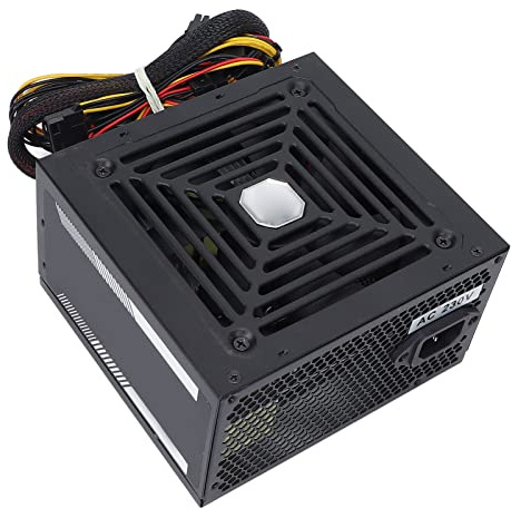 HUSHUI Alimentatore da Tavolo 300W Ad Alte Prestazioni con Filtro EMI per PC Gaming e Schede Grafiche, Materiale SGCC