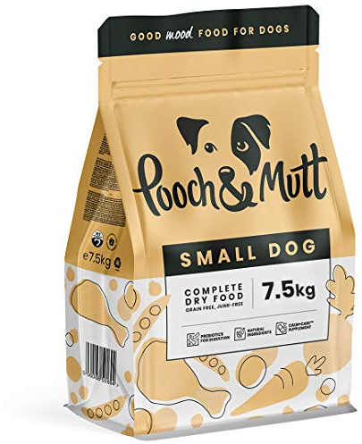 Pooch & Mutt - Kleine Hunde, Getreidefreies Hundetrockenfutter, Huhn & Superfood Mischung, 7,5 kg