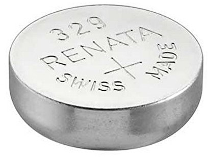 1x batteria da orologio Renata 329 tecnologia svizzera argento ossido 1.5v (SR731SW) anche conosciuta come SR731SW, V329, D329, GP329, 329