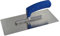TREBI Profi Edelstahl-Glättekelle gezahnt rostfrei Softgriff blau 4 x 4 x 4 mm