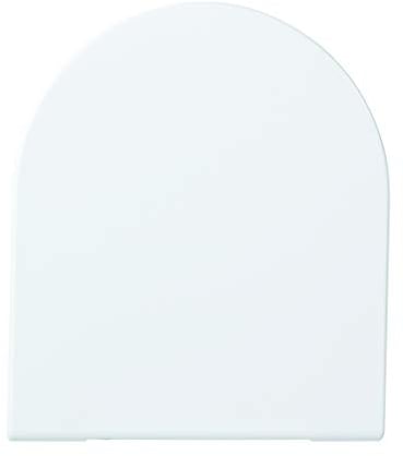 Gala Emma - Asiento Fijo para Inodoro, Incluye Kit de Fijación y Bisagras de Acero Inoxidable, Color Blanco, Forma en U, Medidas 38 x 5 x 43.8 cm– Modelo G5166001