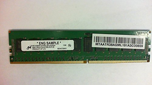 Mémoire RAM Micron ECC Registered DDR4 8GB 1Rx4 2133MHz PC4-17000 RDIMM MTA18ASF1G72PZ-2G1