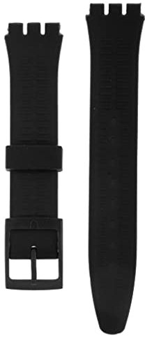 Sharplace 1 * 17 mm Wasserfest Silikagel Wanduhrarm Band für Unisex Wanduhr - Farben Auswählen, Schwarz