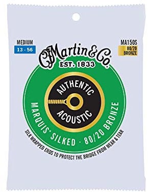 Martin Authentic acustica – SP – seta Medium ( 13-56 ) 80/20 Bronze, Set singolo