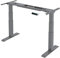 SANODESK Premium Line- höhenverstellbarer Schreibtisch tischgestell mit Hohe Tragfähigkeit 150KG -3-Fach-Teleskop Schreibtisch Höhenverstellbar Elektrisch, mit 4 Memory-Steuerung (Grau)