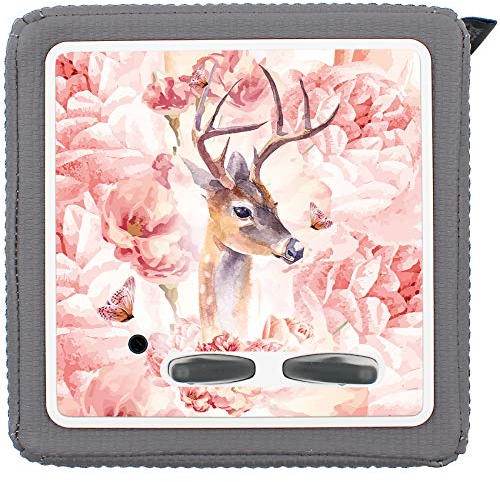 yabaduu Schutzfolie Schutzcover für Toniebox passgenau selbstklebend kindgerecht Folie Zubehör für Kinder Spielzeug Y031 (Nr. 1 REH, Ohne Wunschname)