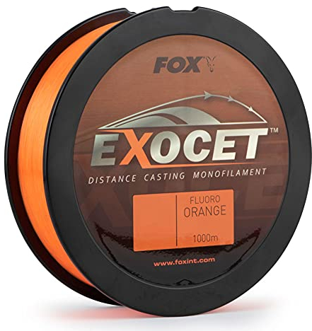 Fox Exocet Fluoro Orange Mono - 1000m monofile Karpfenschnur, Durchmesser/Tragkraft:0.30mm / 6.5kg / 14lbs