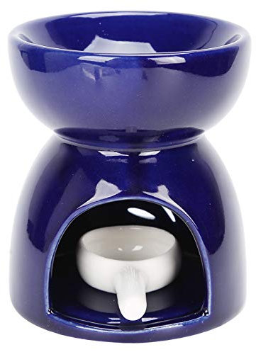 Forno per Aromaterapia Ceramic,Lampada Profumata Ceramica Scent Burner Ceramica Floral Bruciatore di Incenso Diffusore Candelieri Diffusore a Candela