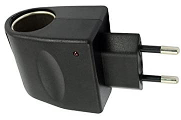 Luckxing Convertisseur Universel d'alimentation Murale 110V-220V 12V DC,Chargeur Prise Allume-Cigare pour Voiture | Accessoires Prise EU US 220V AC à 12V DC