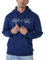 Sweat à Capuche Signature Bleu Nuit XL