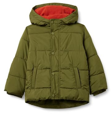 Amazon Essentials Doudoune épaisse à capuche Bébé Garçon, Vert Olive, 18 mois
