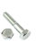 2 Stk Sechskantschraube mit Schaft - DIN 931 8.8 M18 x 140 verzinkt