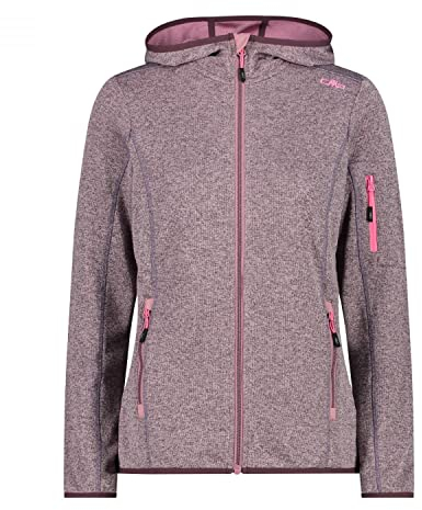 CMP Damen Knitted Hoodie Jacke, Fard-Lighter, 36