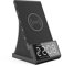Réveil de Charge sans Fil Réveils de Charge sans Fil pour Chambre Radio FM Haut-Parleur Bluetooth Port de Chargeur USB Volume d'alarme réglable Luminosité Grada
