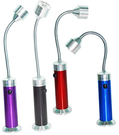 Yardwe Magnetische Taschenlampe Flexible LED Grill Lampe mit Biegbarem Hals 1 Satz Leicht und Tragbar Arbeitsleuchte für Grill Camping Angeln Outdoor aus Langlebigem Material