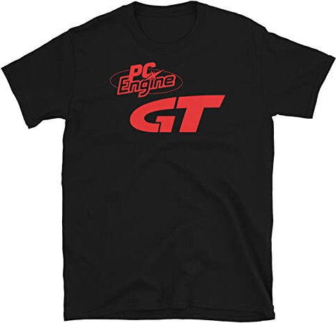 NEC PC Engine Logo T-Shirt, TurboGrafx 16 Shirt Retro Video Game Console 16 bit6135(Medium)