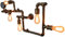 YUNRUX Industrie Wasserrohr Lampe Retro Industrie-Wasserrohr-Innenwandleuchte Wasser Rohre Wandlampe Industriestil Wandleuchte Vintage-Wasserrohr-Wandleuchte E27 Schnittstelle Ohne Glühbirne