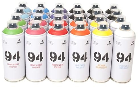 Montana colors Pack 24 x 400ml MTN 94 + 10 buses de remplacement