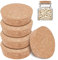 BENECREAT 6pcs Cork Bottle Stoppers, Tapered Cork Plug Wine Bottle Cork Stoppers, Replacement Corks for Wines, Decorative Bottles, Jars, Arts, DIY Crafts, 7.7cm in Diameter