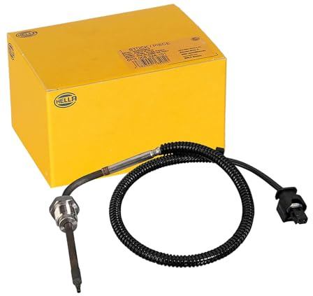 HELLA 6PT 010 376-891 Sensor, Abgastemperatur - 2-polig - geschraubt | 6PT 010 376-891 Kompatibel mit Fortwo Cabrio (451),Fortwo Coupe (451)